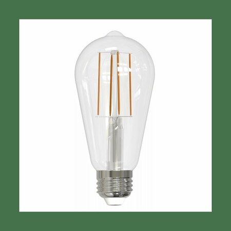 RESPLANDOR 8.5W LED 3000K ST18 Filament Bulb, 2PK RE2797246